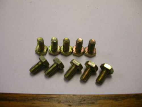 Hex head cap screw bolt 1/4-20 x 1/2&#034;  (pack of 10),gr 8, steel, zinc for sale