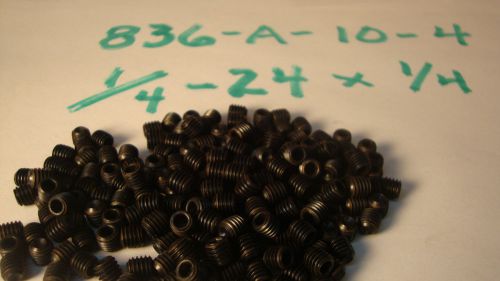 DAVENPORT HEX HEAD SET SCREWS 1/4-24 X 1/4   [ 200-PCS]