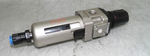 Smc pneumatic aw mass pro regulator unit, aw30-03d, used, warranty for sale