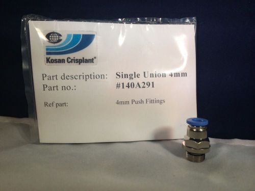 (5) push to connect fitting 4mm single union for sale