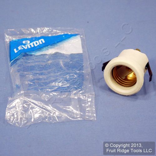 Leviton Snap-In Medium Porcelain Lampholder Front Mount Light Socket 8880 Bagged