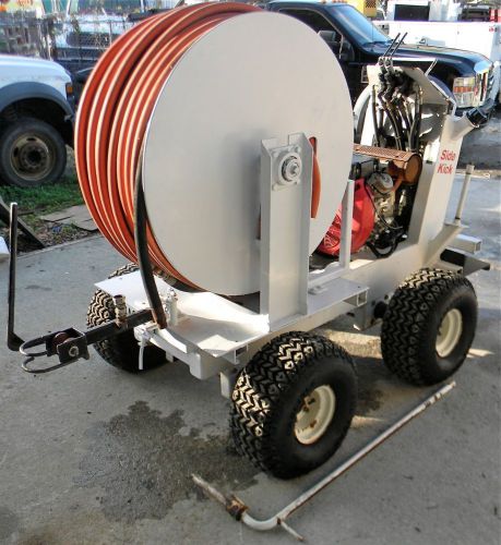 2002 EASEMENT MACHINE SIDE KICK PIPE HUNTER SEWER JETTER UNIT ONLY 51 HOURS