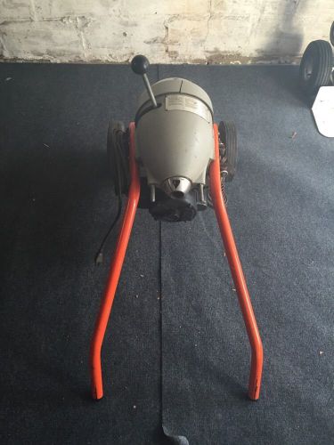 RIDGID K-1500B SECTIONAL SEWER AND DRAIN CLEANING SNAKE / MACHINE AUCTION !!!!!!
