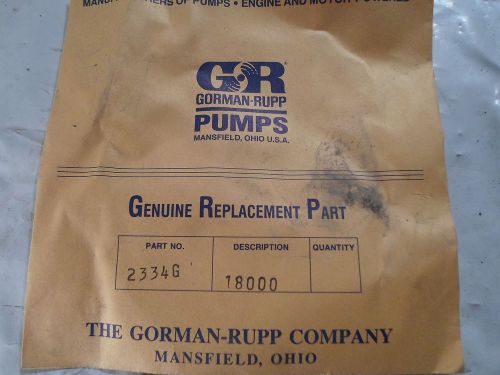 Gorman rupp part no. 2334g 18000 gasket for sale