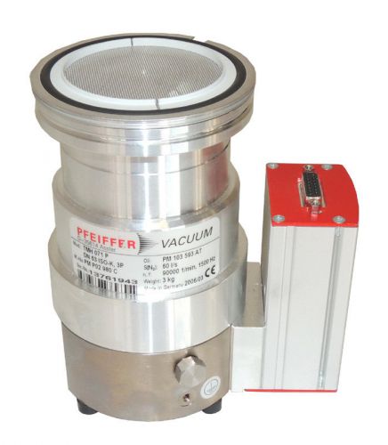 Pfeiffer tmh-071 p vacuum drag pump tmh071p &amp; tc100 turbo controller / warranty for sale