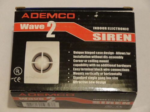 Ademco wave2 indoor electronic siren for sale