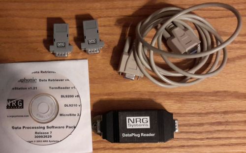 NRG Systems DataKit3 DataPlug Reader, cable, and 2 dataplugs