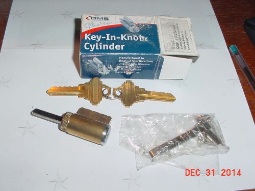 Locksmith nos grade 2 gms key in knob schlage 26d kik cylinder w/ 2 0b sc keys for sale