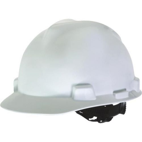SAFETY WORKS INCOM 818066 Adjustable Hard Hat-WHITE HARD HAT