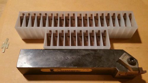 Kennametal grooving tool holder with inserts nsl-164d ins-n-4-l