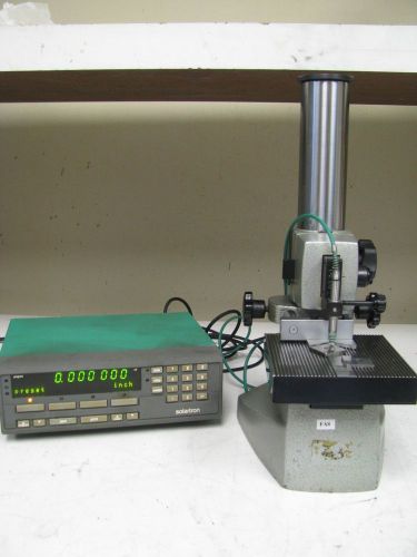 Tesa UP Dual Probe Digital Comparator Stand Solatron Readout .000005&#034; FA8