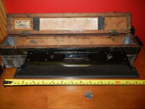 Starrett No. 199 Master Precision Level with wooden box 15 Inch