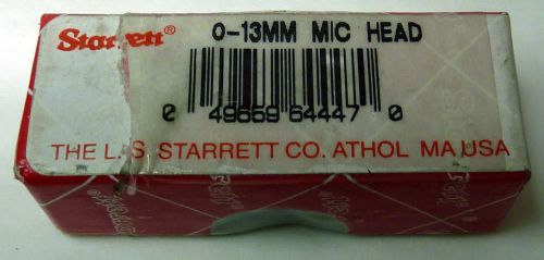 NEW STARRETT 0-13MM MIC MICROMETER HEAD 460MB EDP-64447 460M