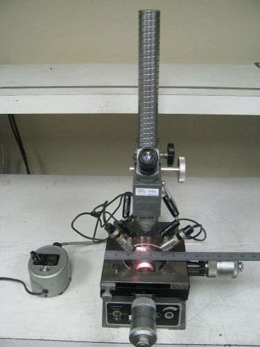 Optometric toolmakers measuring microscope simplex for sale