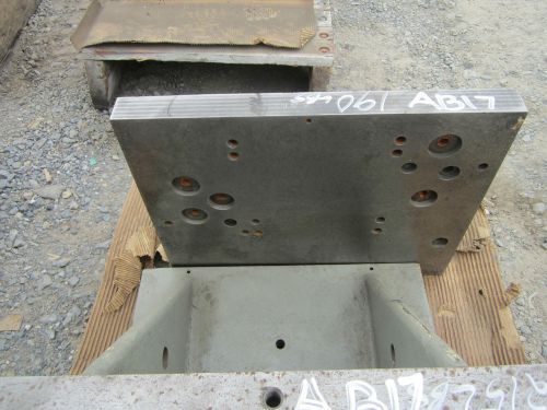 (AB17) 17&#034; X 14&#034; X 1.5&#034; Face Drilling/Machining Angle Block/Plate 12&#034; X 17&#034; Base