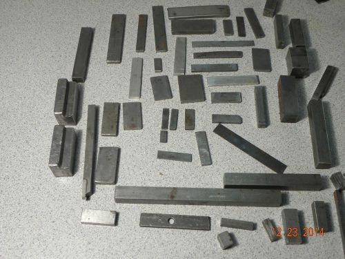 Machinist Parallels &amp; Set Up HSS Tool Steel Pieces 4 pounds Lot # 16