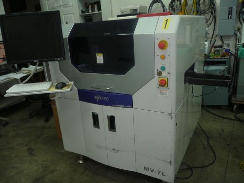 Mirtec mv-7l in line type vision inspector aoi vision inspection system ; 2006 for sale