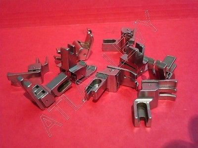 Set of Compensating Presser Feet for Sewing Machines