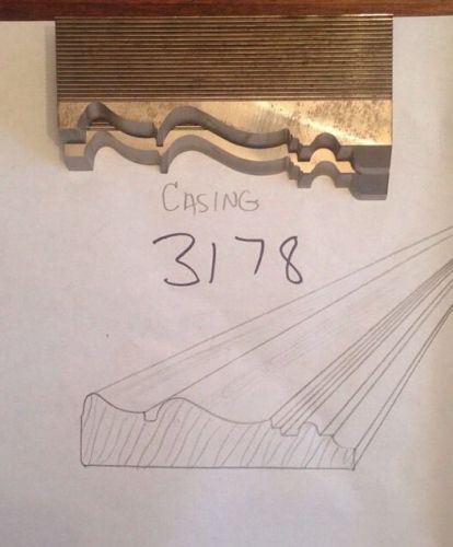 Lot 3178 Casing  Moulding Weinig / WKW Corrugated Knives Shaper Moulder