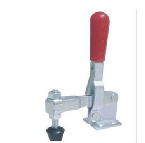 1 x 100Kg Capacity Quick Red Plastic Covered Handle Vertical Toggle Clamp