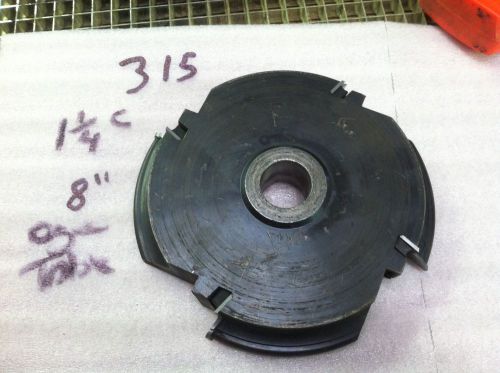 1-1/4 b 1.25 cut 8 dia 315 Shaper cutter Table ogee bead edge Carbide insert