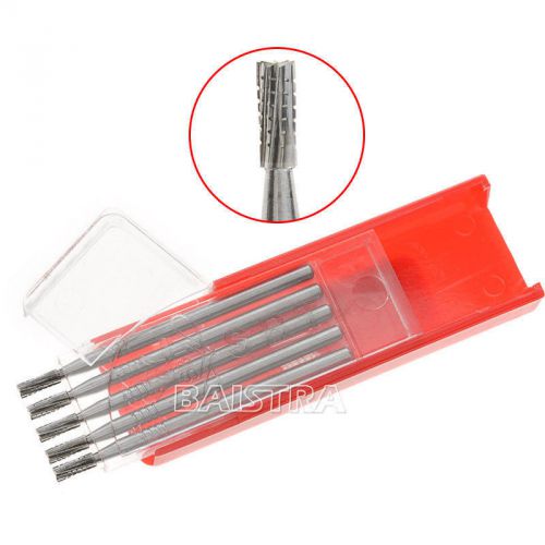 5 pcs dental laboratory low speed dental tungsten steel sbt drills burs s31-021 for sale