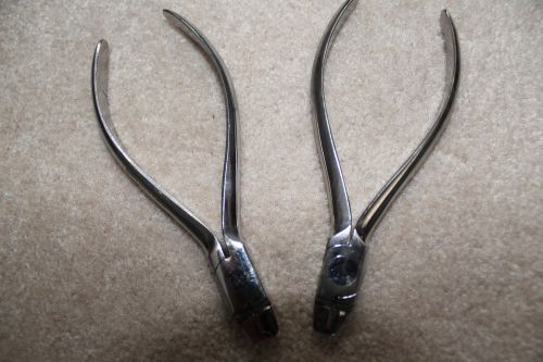 Lot of 2 Orthodontic Dental Stainless Steel USA  How Pliers Braces