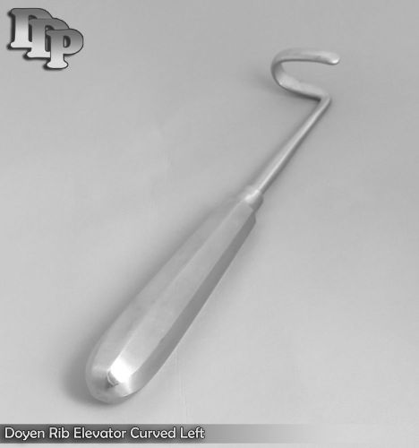 Doyen Rib Elevator Curved 7&#034; Left Surgical Instruments