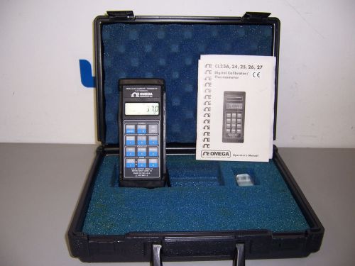 8576 OMEGA CL23A CALIBRATOR - THERMOMETER K-J-T THERMOCOUPLE TYPES