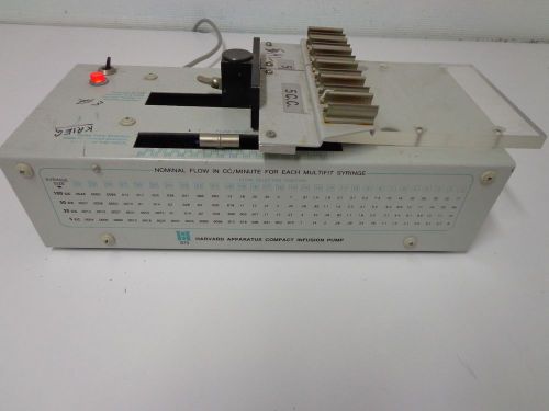 Harvard Apparatus Model 975 Compact Infusion Pump ~~~~FREE SHIPPING~~~~