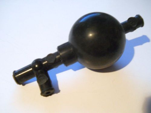 Vwr 3-stainless steel ball valve black rubber pipet filler, 5010bl for sale
