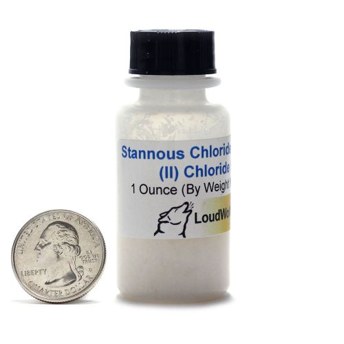 Stannous chloride / fine crystals / 1 ounce / 99+% pure / ships fast from usa for sale