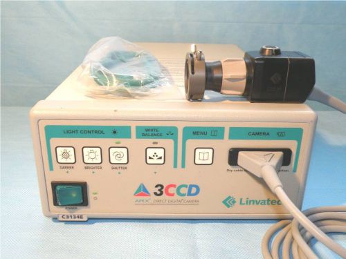 LINVATEC C3134 Endoscopy camera with C3236 autoclavable head &amp; coupler