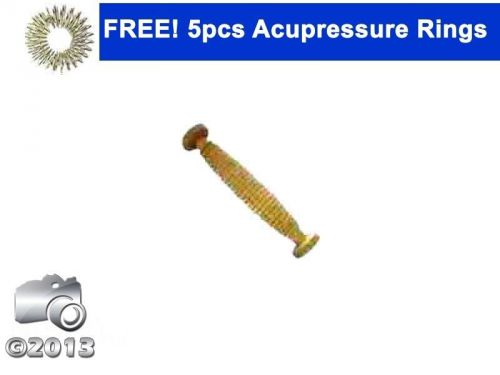 Acupressure new reflexology wooden foot roller massager with free 5 sojok rings for sale