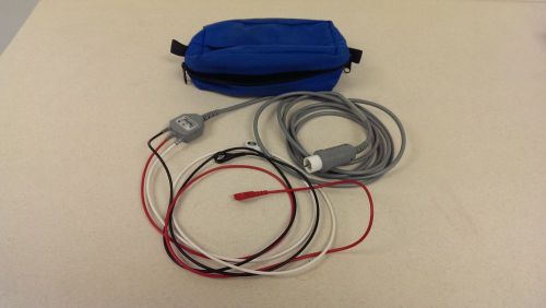 Protocol systems 3 Lead snap ECG EKG cable with leadwire 6 pin 008-0315-00