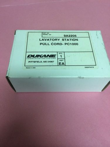 Dukane 9A2205 PC1000 LAV STATION PULL CORD - New In Box
