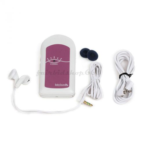CE approved Fetal Doppler 2MHz listen to baby heart sound free shipping