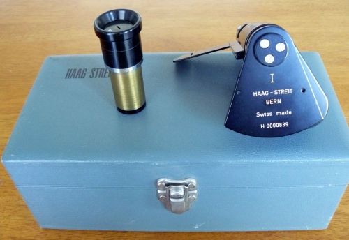 Haag-Strreit-Bern Slit Lamp Apparatus 1150294 w/Connector Cable,Mounting Pin