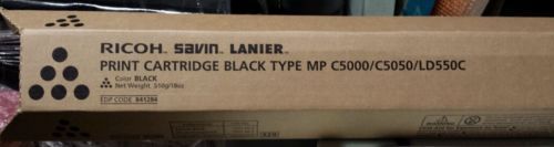 NEW OEM Ricoh Toner Cartridge Black MP C5000/C5050/LD550C EDP 841284