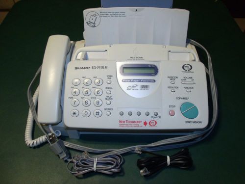 Sharp Fax Machine  Model UX-340LM