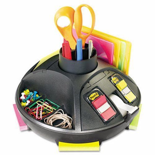 Post-it Self-Stick Notes Dispenser, Plastic, Rotary, 10&#034; diameter x 6 (MMMC91)