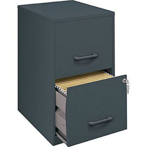 New! Office Designs 18&#034; Deep 2-Drawer Vertical File Cabinet w 2 Keys 10 Dividers