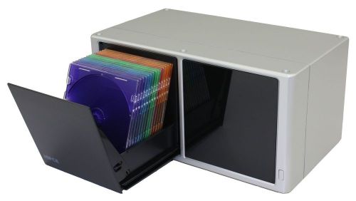One Touch CD Storage Box,CDB-24,Light Silver, Brand New, Very Unique Design,LQQK