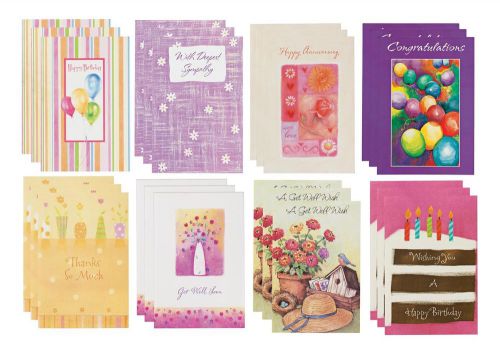 Miles Kimball All Occasion Cards, Set of 24 