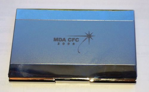 ENGRAVED MISSILE DEFENSE AGENCY (MDA) BUSINESS CARD CASE - FREE SHIPPING