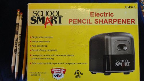 School Smart Electric Heavy Duty Steel Pencil Sharpener, 5-1/2 X 3-3/4 X 7-3/...