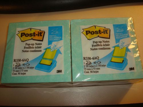 6 PACKAGES POST-IT R330  ORIGINAL POP UP NOTES 3X3  FREE SHIPPING