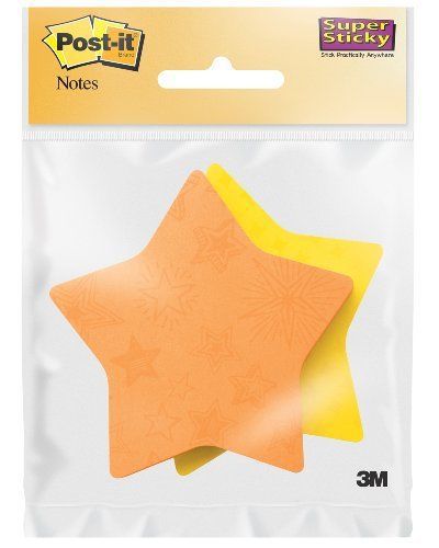 Post-it Super Sticky Note Pad - Self-adhesive - 3&#034; X 3&#034; - Assorted - (7350ssstr)
