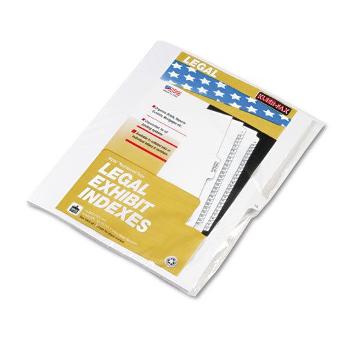 90000 Series Legal Exhibit Index Dividers, Side Tab, Printed &#034;13&#034;, 25/Pack