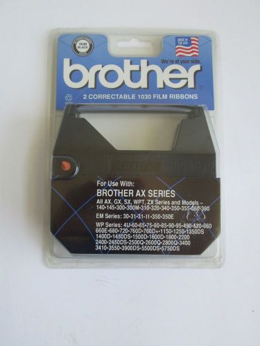 Brother 2 Pack Correctable 1030 Film Typewriter Ribbons AX EM WP Series NEW